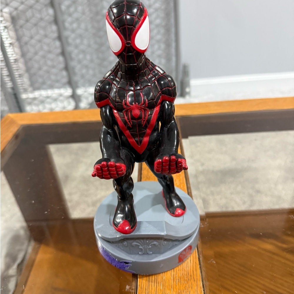 Cable Guy Charging Controller and Device Holder - Miles Morales Spiderman 8”